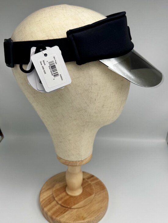 Alo Yoga UPF 50+ Sun Protection Visor Black Shield Hat NWT main image 6